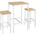 Ilots de rangement fixes avec tiroirs finition bois blanc variante 2739