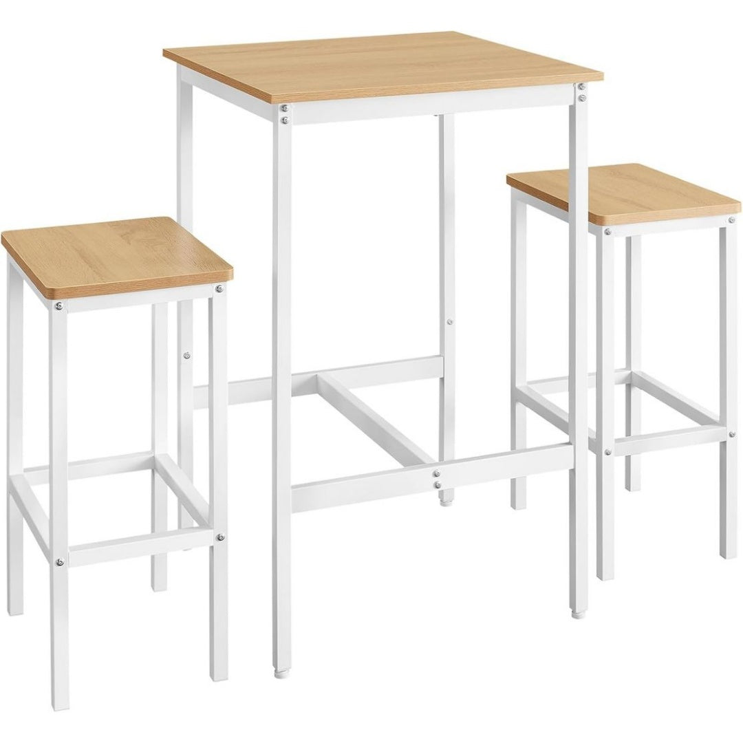 Ilots de rangement fixes avec tiroirs finition bois blanc variante 2739