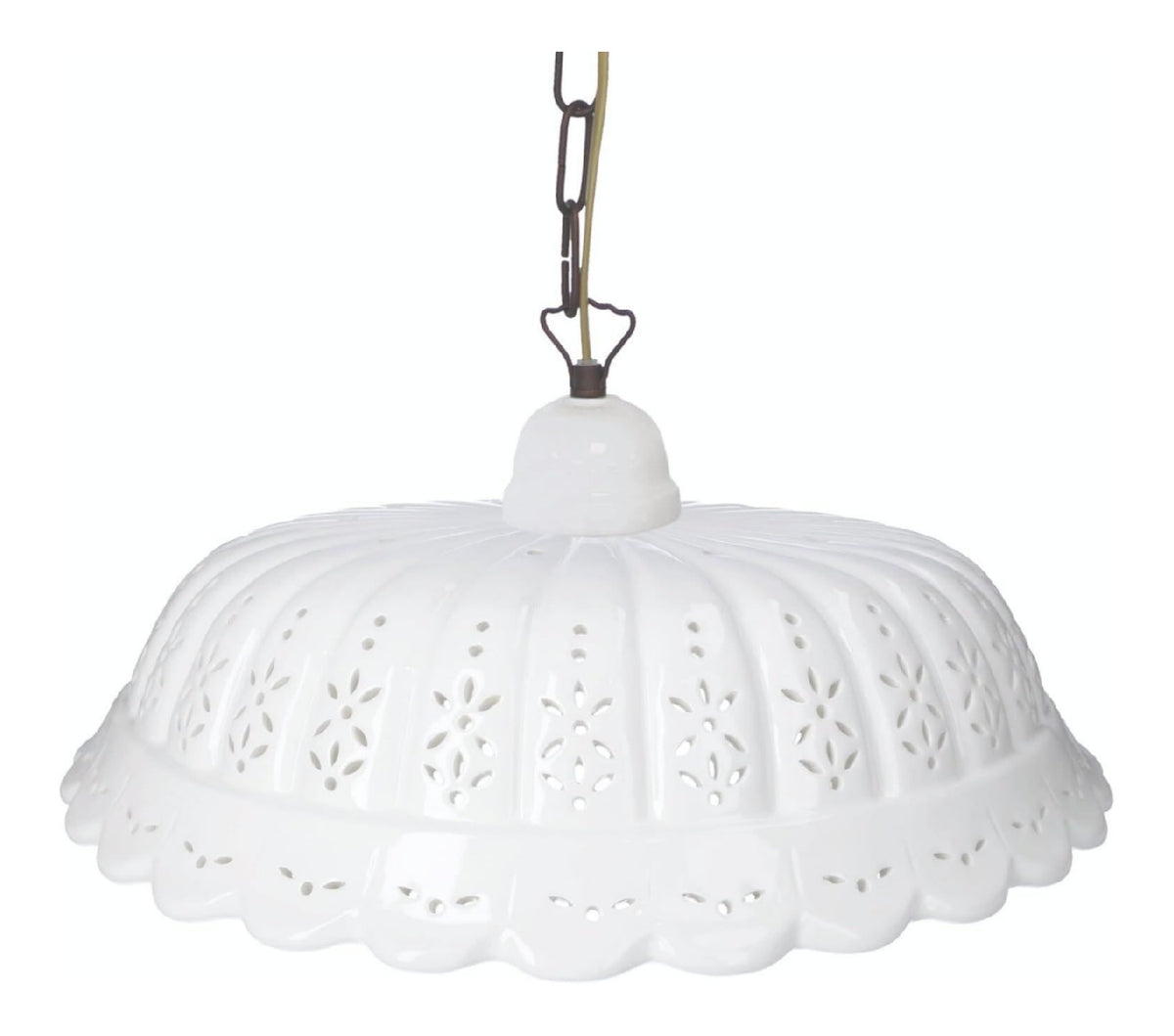 Suspension Blanc au style moderne avec conception fonctionnelle 4C-2249