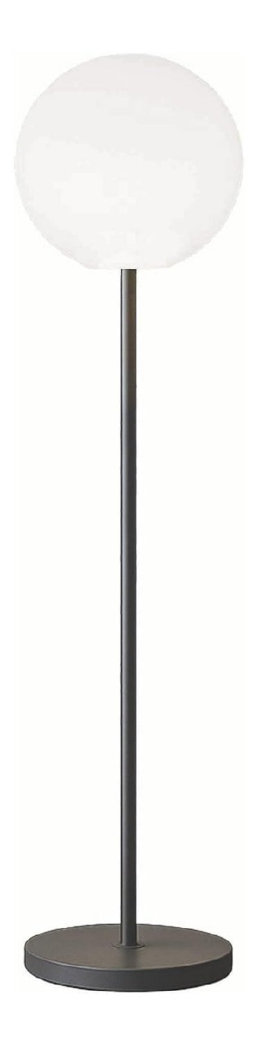 Lampadaire Blanc et Gris aux lignes epurees avec eclairage confortable IP44 E27
