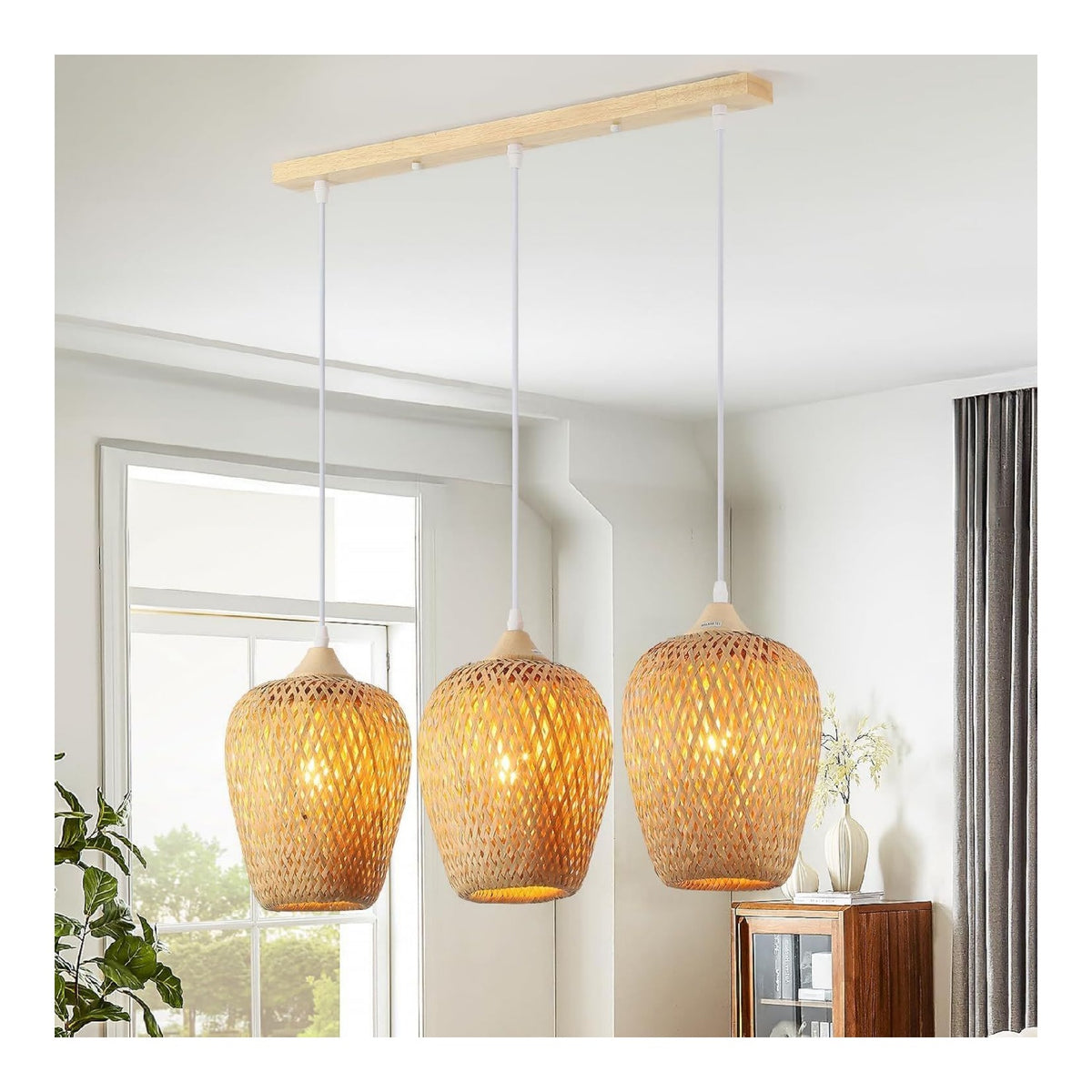 Suspension decoratif Ambre avec diffusion lumineuse harmonieuse E27