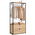 Ensembles de meubles finition bois structure metal noir