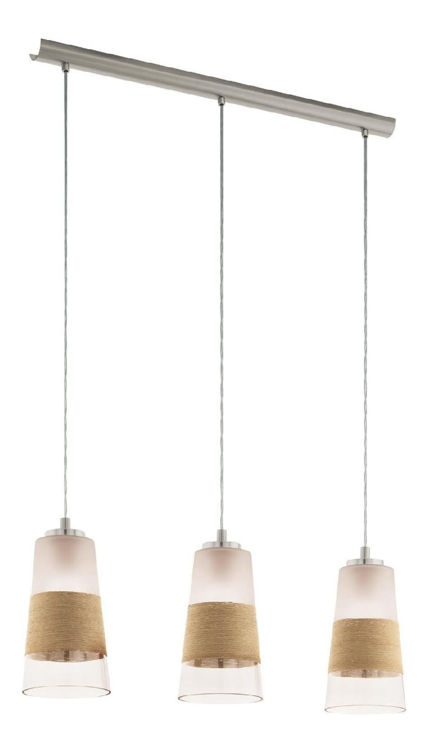 Suspension Blanc et Rouge a presence elegante et lumiere agreable E27 GC-1018