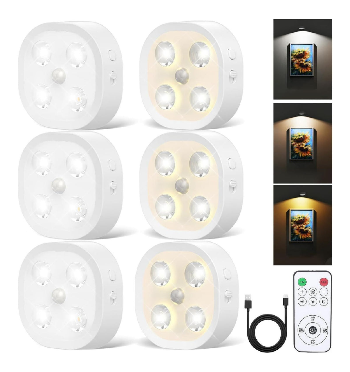 Luminaire Blanc et Ambre au style moderne avec conception fonctionnelle 3000 K