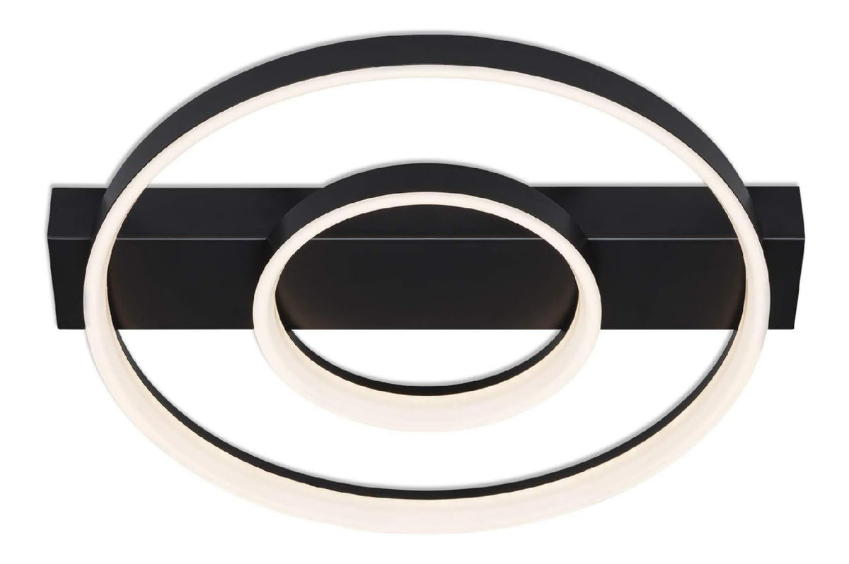 Plafonnier decoratif Noir et Blanc avec diffusion lumineuse harmonieuse IP20