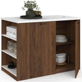 Armoires finition bois naturel