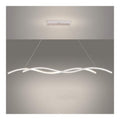 Luminaire Noir et Blanc a silhouette graphique de type lustre 3000K 37-4509