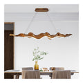 Suspension Ambre a presence elegante et lumiere agreable 52W 3000K